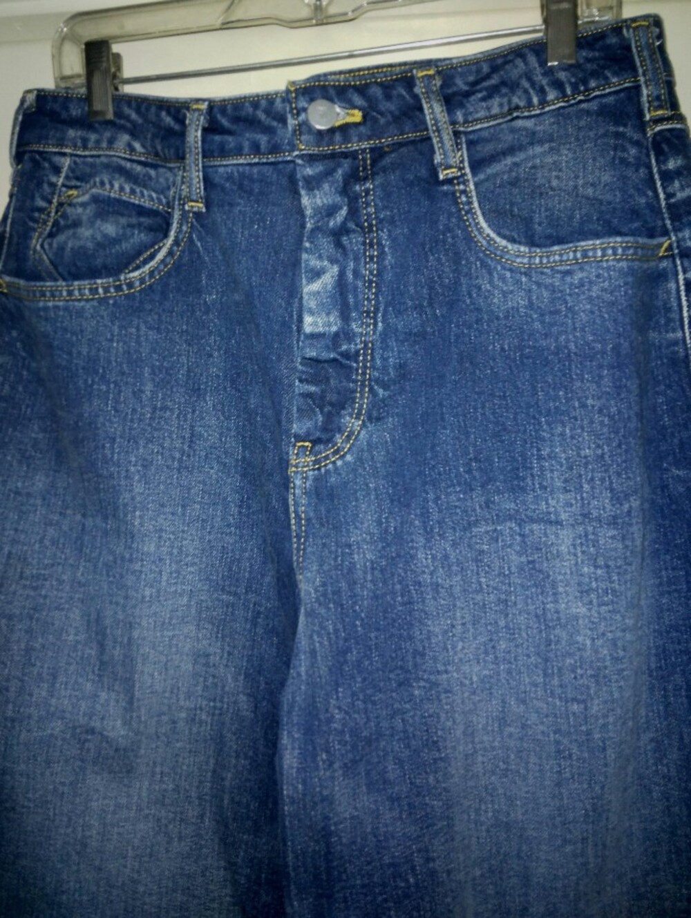 Pilcro Slouchy High-Rise Wide Leg Jeans - Picture 3 of 8